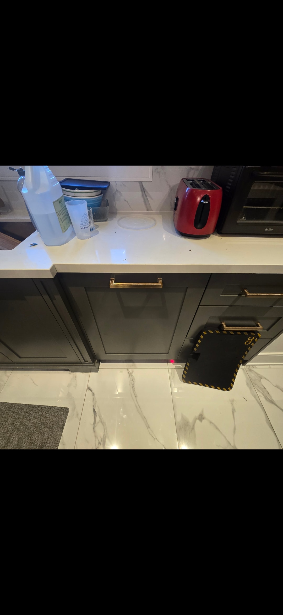 Panel-ready dishwasher install — flush fit